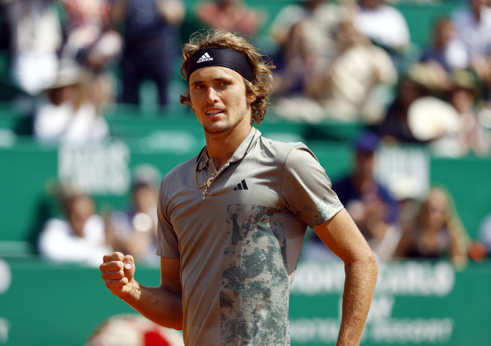 蒙特卡洛大师赛完胜联合杯，兹维列夫高光表现的简单介绍